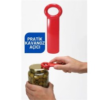 Kavanoz Açacağı Konserve Açacağı -Vakumlu Kapak Açma Aparatı
