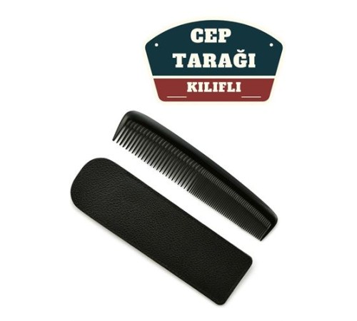 Rodeo Kılıflı Karbon Cep Tarağı Rodeo Kılıflı Karbon Cep Tarağı