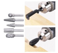 Ahşap Oyma Törpü Seti Tungsten