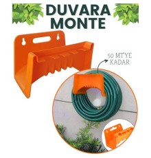 Duvara Monte Malzeme Askılı Hortum ve Kablo Askısı