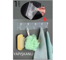 5 Pinli Yapışkanlı Askı Xenoty Design
