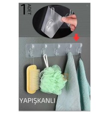 5 Pinli Yapışkanlı Askı Xenoty Design