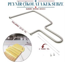 Quadro Peynir Çikolata Kek Sebze Kesici Dilimleyici