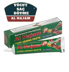 Al Najam Kırmızı Vücut Saç Dövme Hint Kınası