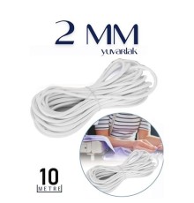Bel Paça Giysi Lastiği 2 mm 10 Mt