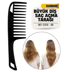 Büyük Diş Geniş Saç Açma Tarağı
