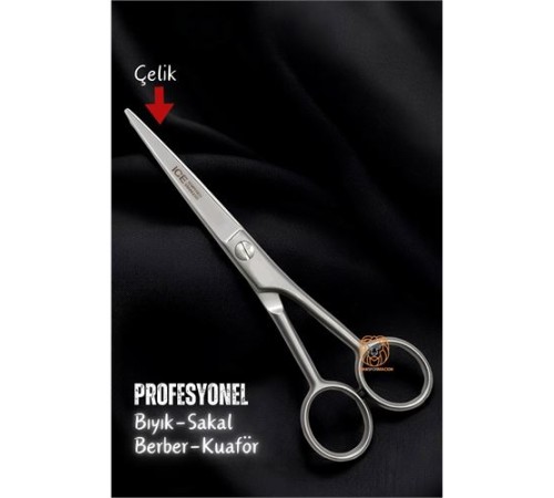 Berber Kuaför Kesim Bıyık Sakal Düzeltme Makası 16 cm Berber Kuaför Kesim Bıyık Sakal Düzeltme Makası 16 cm