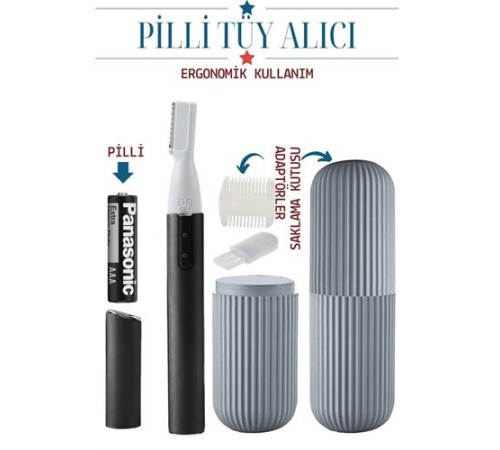 Burun Kulak Kıl Temizleyici Kutulu Pilli Set Burun Kulak Kıl Temizleyici Kutulu Pilli Set