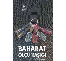 6 lı Şeffaf Baharat Kaşığı Camino Design