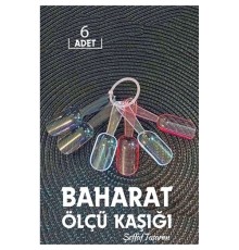 6 lı Şeffaf Baharat Kaşığı Camino Design