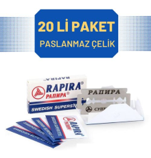 Rapira 20 Adet Çelik Tıraş Jileti