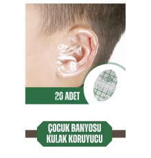 Çocuk Banyo Kulak Koruyucu Su Geçirmez 20 Adet