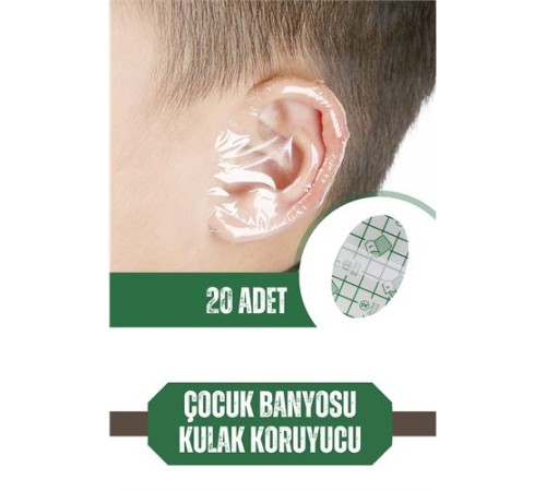Çocuk Banyo Kulak Koruyucu Su Geçirmez 20 Adet Çocuk Banyo Kulak Koruyucu Su Geçirmez 20 Adet