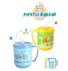 Pipetli Bardak 2 li Momma Design