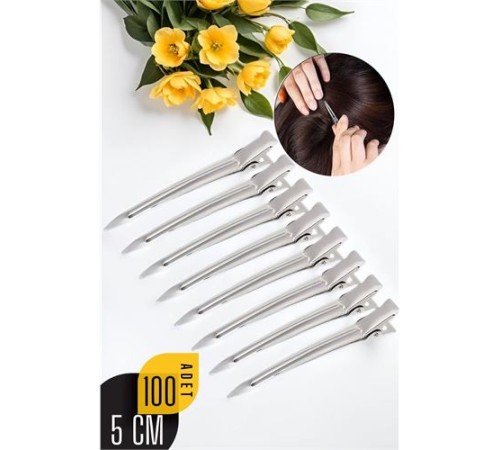 Saç Klipsi Metal Toka 100 Adet Absolute Design Saç Klipsi Metal Toka 100 Adet Absolute Design