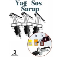 Şişe Tıpa Dağıtıcı Akış Seti 3'lü BiancoLilla Design