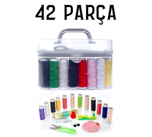 Kutulu Dikiş Seti 42 Parça Kutulu Dikiş Seti 42 Parça