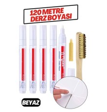 Derz Arası 120 Metre Boyama Rötüş Kalemi BEYAZ