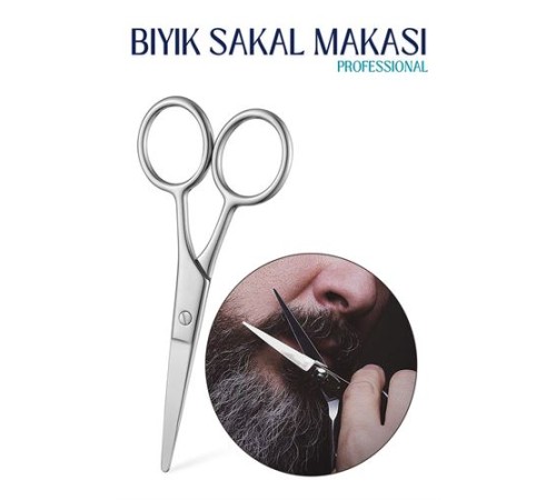 Bıyık Sakal Düzeltme Makası 12 cm Biagio Bianchi Design Bıyık Sakal Düzeltme Makası 12 cm Biagio Bianchi Design