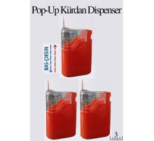 Otomatik Bas-Bırak Kürdanlık 3 lü Set