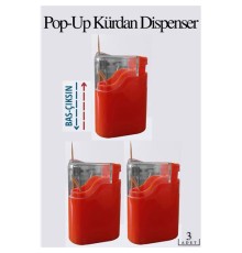 Otomatik Bas-Bırak Kürdanlık 3 lü Set