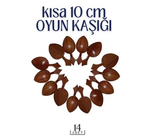 Kısa Oyun Kaşığı 14 ADET Kısa Oyun Kaşığı 14 ADET