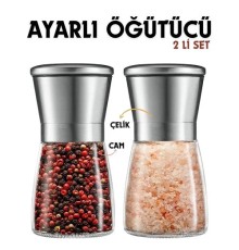 2 li Baharat Tuz Öğütücü Set Dees Dickerhoof Design