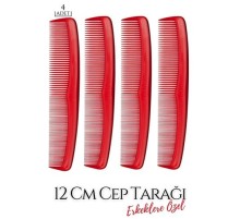 12 Cm Erkek Cep Tarağı 4 ADET