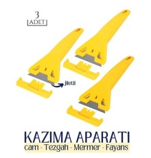 Tezgah Mermer Fayans Harç Kazıma Jileti