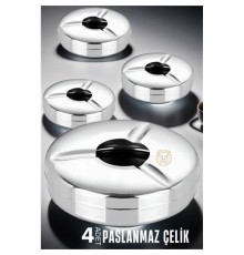 4 lü Set Çelik Küllük Vercher Design