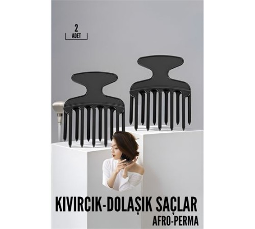Kıvırcık Saç Açıcı Afro Perma Tarağı Kıvırcık Saç Açıcı Afro Perma Tarağı