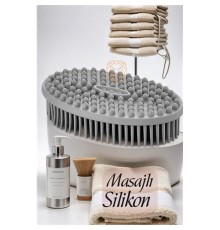 Masajlı Silikon Banyo Fırçası Nuage Design