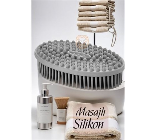 Masajlı Silikon Banyo Fırçası Nuage Design Masajlı Silikon Banyo Fırçası Nuage Design