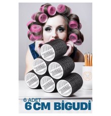6 Cm Bigudi 6 li Paket