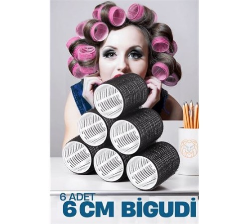 6 Cm Bigudi 6 li Paket 6 Cm Bigudi 6 li Paket