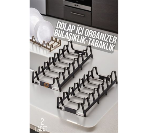 2 li Dolap İçi Tencere Kapak Ve Tabak Düzenleyici Kurutmalık Organizer 2 li Dolap İçi Tencere Kapak Ve Tabak Düzenleyici Kurutmalık Organizer