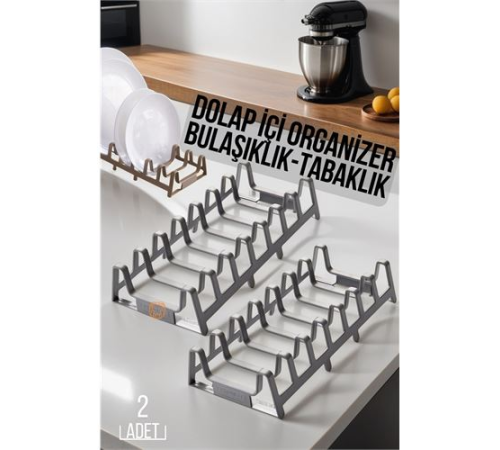 2 li Dolap İçi Tencere Kapak Ve Tabak Düzenleyici Kurutmalık Organizer 2 li Dolap İçi Tencere Kapak Ve Tabak Düzenleyici Kurutmalık Organizer