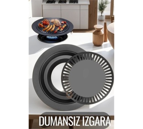 Kokusuz Dumansız Izgara Su Hazneli Ocak Üstü Grill Kokusuz Dumansız Izgara Su Hazneli Ocak Üstü Grill