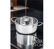 Paslanmaz Çelik Tencere 20 cm