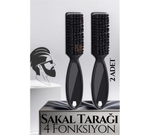 Sakal Tarama Fırçası 2 Lİ SET Absolute Professional Sakal Tarama Fırçası 2 Lİ SET Absolute Professional