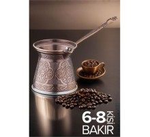 6-8 Kişilik XL Bakır Cezve İndüksiyon Tabanlı