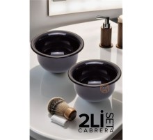 2 li SET Tıraş Tası Cabrera Design