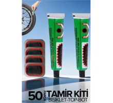 Lastik Yaması 50 li Set Bisiklet Top Bot