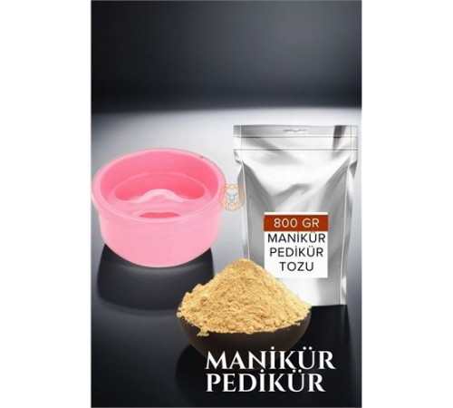 Manikür Tası ve Tozu Set 800 Gr Manikür Tası ve Tozu Set 800 Gr
