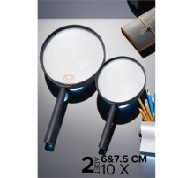 10X Büyüteç 6 ve 7,5 cm 2 li SET