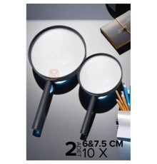 10X Büyüteç 6 ve 7,5 cm 2 li SET