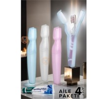 Kapaklı Diş Fırça Kutusu 4 ADET Scappini Design