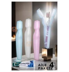 Kapaklı Diş Fırça Kutusu 4 ADET Scappini Design