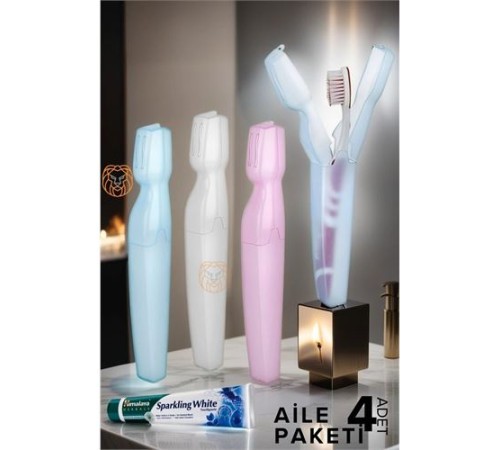 Kapaklı Diş Fırça Kutusu 4 ADET Scappini Design Kapaklı Diş Fırça Kutusu 4 ADET Scappini Design