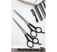 Berber Makası 2 ADET Profesyonel 6.5 inç Çelik